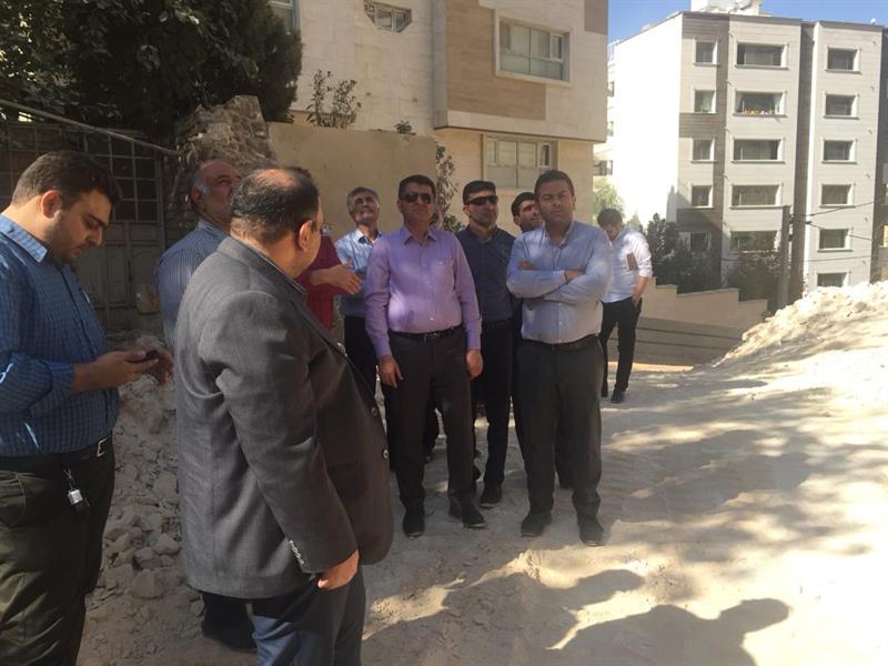بازدید مجدد دکتر قائدی از رانش کوه